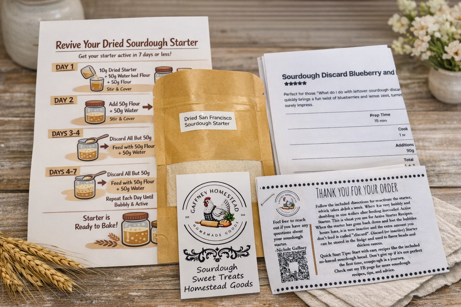 Bake Perfect Sourdough at Home Starter Kit